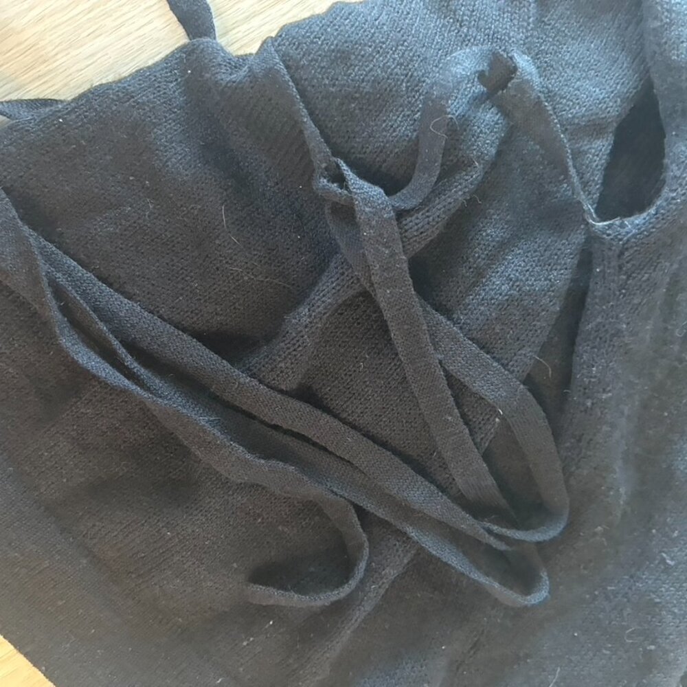 ** Vince cashmere cardigan Black oversized XS - Picture 8 of 9
